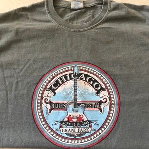 NEW Chicago blues festival T-shirt 2015 Grant Park